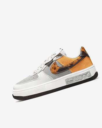 Nike Air Force 1 Fontanka Marrom Beige Claro Amarillos Oscuro | MX 5095